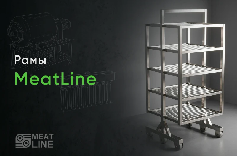 Рама колбасная MeatLine Н-образная 8-ярусная